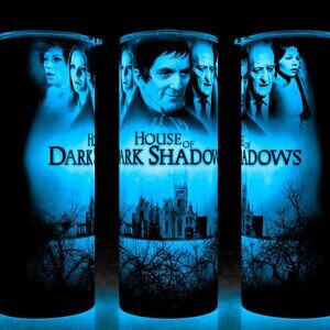Glow in the Dark House of Dark Shadows Barnabas Collins TV Show Cup Mug Tumbler